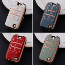 Load image into Gallery viewer, TPU Car Smart Key Cover Case Holder Bag Keychain Fob Protector Cover Leather for RX5 MG3 MG5 MG6 MG7 MG ZS GT GS 350 360 750 W5 Accessories
