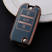Load image into Gallery viewer, TPU Car Smart Key Cover Case Holder Bag Keychain Fob Protector Cover Leather for RX5 MG3 MG5 MG6 MG7 MG ZS GT GS 350 360 750 W5 Accessories
