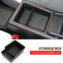 Load image into Gallery viewer, Car Center Armrest Storage Box Center Console Organizer Containers Tray Interior Accessories For MG 4 MG4 EV EH32 MuLan 2023 2024
