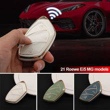Load image into Gallery viewer, TPU Car 4 Buttons Key Case Soft Remote Control Protect Cover Auto Accessories For Roewe Ei5 MARVELX Marvelr MG ZS EV HS EHS ZX GT
