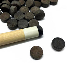 Load image into Gallery viewer, 5PCS 13MM High Hardness Cowhide Pool Cue Leather Tips For Black Eight Cue Nine Cue Billiard Accessories
