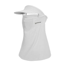 Load image into Gallery viewer, Summer Full Face Sunscreen Ice Silk Mask With Brim Lengthened Neck Guard Mouth And Nose Breathable Design Outdoor Cycling Golf UV Face-Kini
