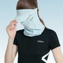 Load image into Gallery viewer, Summer Full Face Sunscreen Ice Silk Mask With Brim Lengthened Neck Guard Mouth And Nose Breathable Design Outdoor Cycling Golf UV Face-Kini
