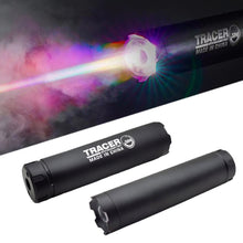 Load image into Gallery viewer, Smoke Wolf Noctilucence Silencer Spitfire Pig Rainbow Silencer 14MM Inverse Tooth Interface Tactical Accessories For SLR Small Moon
