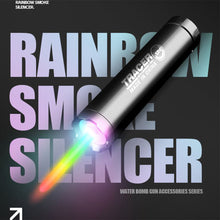 Load image into Gallery viewer, Smoke Wolf Noctilucence Silencer Spitfire Pig Rainbow Silencer 14MM Inverse Tooth Interface Tactical Accessories For SLR Small Moon
