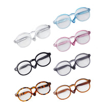 Load image into Gallery viewer, For Labubu Glasses 6.5cm Cute Plastic Glasses for 15cm Labubu Macaron and 60cm BJD Dolls and 1/3 BJD Dolls Toy Glasses Accessories
