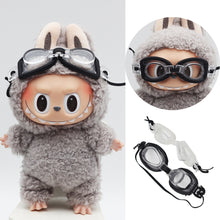 Load image into Gallery viewer, For Labubu Glasses 8cm Cute Plastic Glasses for 15cm Labubu Macaron and 60cm BJD Dolls and 1/3 BJD Dolls Toy Glasses Accessories
