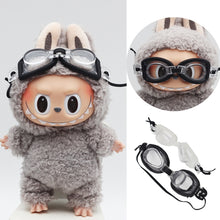 Load image into Gallery viewer, For Labubu Glasses 8cm Cute Plastic Glasses for 15cm Labubu Macaron and 60cm BJD Dolls and 1/3 BJD Dolls Toy Glasses Accessories
