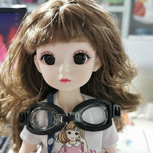 Load image into Gallery viewer, For Labubu Glasses 8cm Cute Plastic Glasses for 15cm Labubu Macaron and 60cm BJD Dolls and 1/3 BJD Dolls Toy Glasses Accessories
