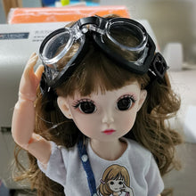 Load image into Gallery viewer, For Labubu Glasses 8cm Cute Plastic Glasses for 15cm Labubu Macaron and 60cm BJD Dolls and 1/3 BJD Dolls Toy Glasses Accessories
