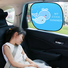 Load image into Gallery viewer, Cartoon Car Window Sun Shade Side Mesh Cover Curtain Sunshade Sun Visor For Car Trunk RV Travel Supply

