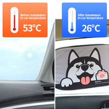 Load image into Gallery viewer, Cartoon Car Window Sun Shade Side Mesh Cover Curtain Sunshade Sun Visor For Car Trunk RV Travel Supply
