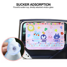 Load image into Gallery viewer, Car Window Shades Mosquito Net Sun Cover Telescopic Fixed Suction Cup Sunshade UV Protection Block Curtain

