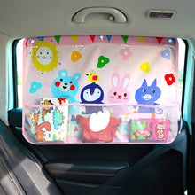 Load image into Gallery viewer, Car Window Shades Mosquito Net Sun Cover Telescopic Fixed Suction Cup Sunshade UV Protection Block Curtain
