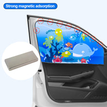 Load image into Gallery viewer, Car Window Shades Mosquito Net Sun Cover Telescopic Magnetic Sunshade UV Protection Block Curtain
