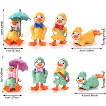 Load image into Gallery viewer, 4Pcs Car Interior Dashboard Ornaments Gifts Ducks Center Console Decoration Auto Accessories for Office Home Car
