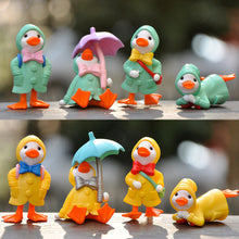 Load image into Gallery viewer, 4Pcs Car Interior Dashboard Ornaments Gifts Ducks Center Console Decoration Auto Accessories for Office Home Car
