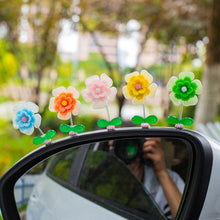Load image into Gallery viewer, 5Pcs Car Interior Shaking Head Beautiful Daisy Flowers Ornament Decoration Shake Head Decor Double-sided Tape
