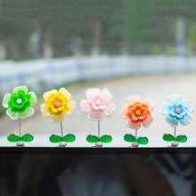 Load image into Gallery viewer, 5Pcs Car Interior Shaking Head Beautiful Daisy Flowers Ornament Decoration Shake Head Decor Double-sided Tape
