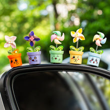 Load image into Gallery viewer, 6Pcs Car Center Console Navigator Screen Interior Decoration Navigation Decoration Windmill For Computer Display

