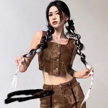 Load image into Gallery viewer, Wig Bubble Braid Simulation Fried Dough Twists Braid Long Braid Tissued Sweet Cool Spicy Girl Horsetail Twisted Dirty Braid
