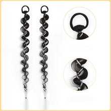 Load image into Gallery viewer, Wig Bubble Braid Simulation Fried Dough Twists Braid Long Braid Tissued Sweet Cool Spicy Girl Horsetail Twisted Dirty Braid
