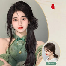 Load image into Gallery viewer, Wig Women's Low Ponytail Grab Clip Wig Braid Natural Simulation Hair Elegant High Ponytail Wig Braid
