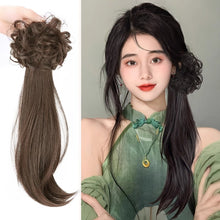 Load image into Gallery viewer, Wig Women's Low Ponytail Grab Clip Wig Braid Natural Simulation Hair Elegant High Ponytail Wig Braid
