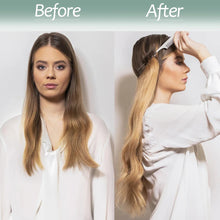Load image into Gallery viewer, Highlight dyeing Female Long Hair Synthetic Fiber Long Hair Wig False Hair Piece One Piece Seamless Simulation Hair Extensions
