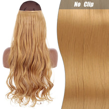 Load image into Gallery viewer, Highlight dyeing Female Long Hair Synthetic Fiber Long Hair Wig False Hair Piece One Piece Seamless Simulation Hair Extensions
