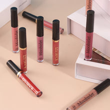 Load image into Gallery viewer, 5pcs/6pcs Matte Cream Mousse Lipstick Velvet Long Lasting Hydrating Lip Glaze Lipstick Korean Lip Makeup Cosmetic

