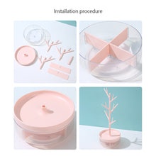 Load image into Gallery viewer, Jewelry Storage Box Branch Shape Rotate Base Multifunctional Storage Rack 2024 Trend Home Decoration Showing Stand
