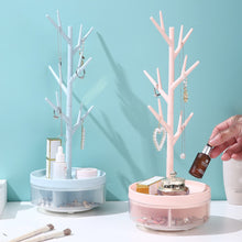 Load image into Gallery viewer, Jewelry Storage Box Branch Shape Rotate Base Multifunctional Storage Rack 2024 Trend Home Decoration Showing Stand
