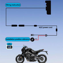 Load image into Gallery viewer, 6.25" Motorcycle CarPlay Motorcycle Navigation Screen Dual Bluetooth Wireless CarPlay Android Auto IP65 Waterproof 1200nit

