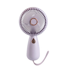 Load image into Gallery viewer, Mini Handheld Small Fan Portable Night Light Silent Office Desk Student On Dormitory Charging Outdoor Hand Holding Fan Small

