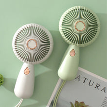 Load image into Gallery viewer, Mini Handheld Small Fan Portable Night Light Silent Office Desk Student On Dormitory Charging Outdoor Hand Holding Fan Small
