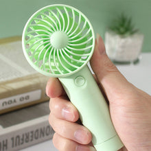 Load image into Gallery viewer, Mini Handheld Small Fan Portable Silent Office Desk Student On Dormitory Charging Outdoor Hand Holding Fan Small
