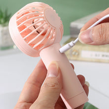Load image into Gallery viewer, Mini Handheld Small Fan Portable Silent Office Desk Student On Dormitory Charging Outdoor Hand Holding Fan Small
