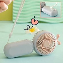 Load image into Gallery viewer, Cute Handheld Small Fan Portable Silent Office Desk Student On Dormitory Charging Outdoor Hand Holding Fan Small
