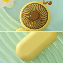 Load image into Gallery viewer, Cute Handheld Small Fan Portable Silent Office Desk Student On Dormitory Charging Outdoor Hand Holding Fan Small
