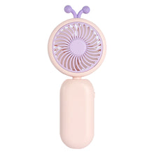 Load image into Gallery viewer, Cute Handheld Small Fan Portable Silent Office Desk Student On Dormitory Charging Outdoor Hand Holding Fan Small
