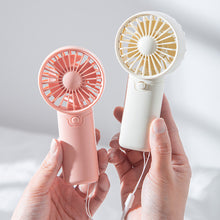 Load image into Gallery viewer, Mini Fan Portable Convenient Creative Small Fan Handheld Pocket Hand-held Fan Lightweight Adjustable Cute Small Fan Student Gift
