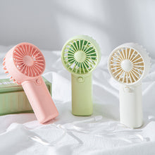 Load image into Gallery viewer, Mini Fan Portable Convenient Creative Small Fan Handheld Pocket Hand-held Fan Lightweight Adjustable Cute Small Fan Student Gift
