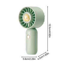 Load image into Gallery viewer, 1Pc Cartoon Small Fan Desktop Cute Mini Handheld Fan With USB Rechargeable Summer Cooling Portable Fan
