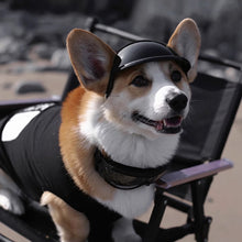 Load image into Gallery viewer, Pet Dogs Helmet Safety Cap For Motorcycle Black Plastic Ridding Cap Pets Dog Cats Protect Supplies Puppy Dog Cool Accessories
