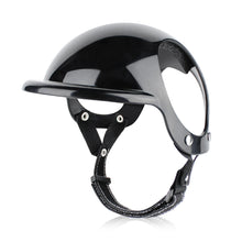 Load image into Gallery viewer, Pet Dogs Helmet Safety Cap For Motorcycle Black Plastic Ridding Cap Pets Dog Cats Protect Supplies Puppy Dog Cool Accessories

