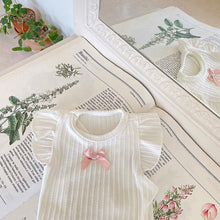 Load image into Gallery viewer, Cute Bow Dog Vest Teddy Puppy Pullover Summer Pet Clothes Breathable Two-legged Clothes Solid Color Cat Dog Clothes Pet Products
