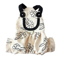 Load image into Gallery viewer, Pet Dog Jumpsuits for Rabbit Print Dog Sling Dress Summer Winter Pet Outfits Puppy Skirt Dog Clothes
