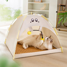 Load image into Gallery viewer, Cooling Pet Cat Tent Cave Outdoor Travel Cat Sleeping House Comfortable Puppy Bed Cat Nesk Kennel Pet Supplies Foldable Dog Nest
