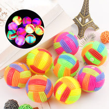 Load image into Gallery viewer, Pet Dogs Flashing Football Shape Led Light Squeaky Bouncy Ball Funny Kids Toy Interactive Dog Cat Chew Toys Small Large Dogs
